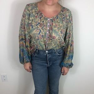 a long sleeved blouse
